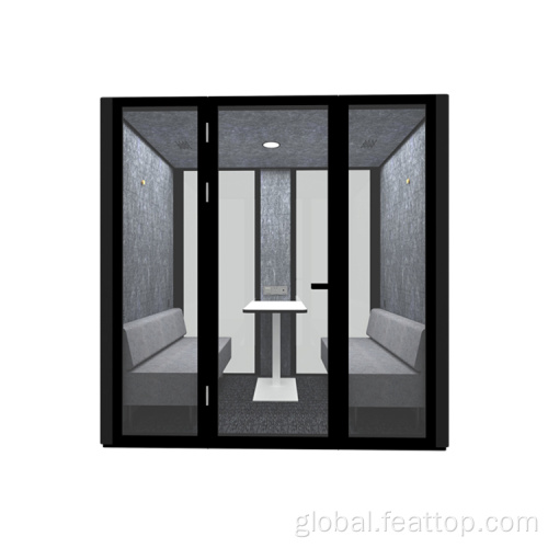 Private Meeting Pod Acoustic Phone Booth Soundproof Vocal Recording Music Hood Factory